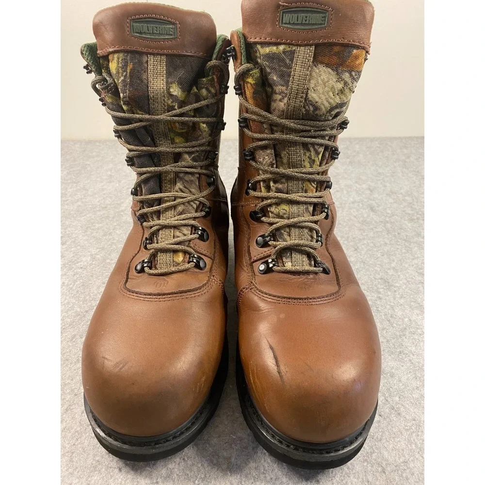 Wolverine Gore-Tex Thinsulate Steel Toe Camo & Leather  Men's 11M Boots
